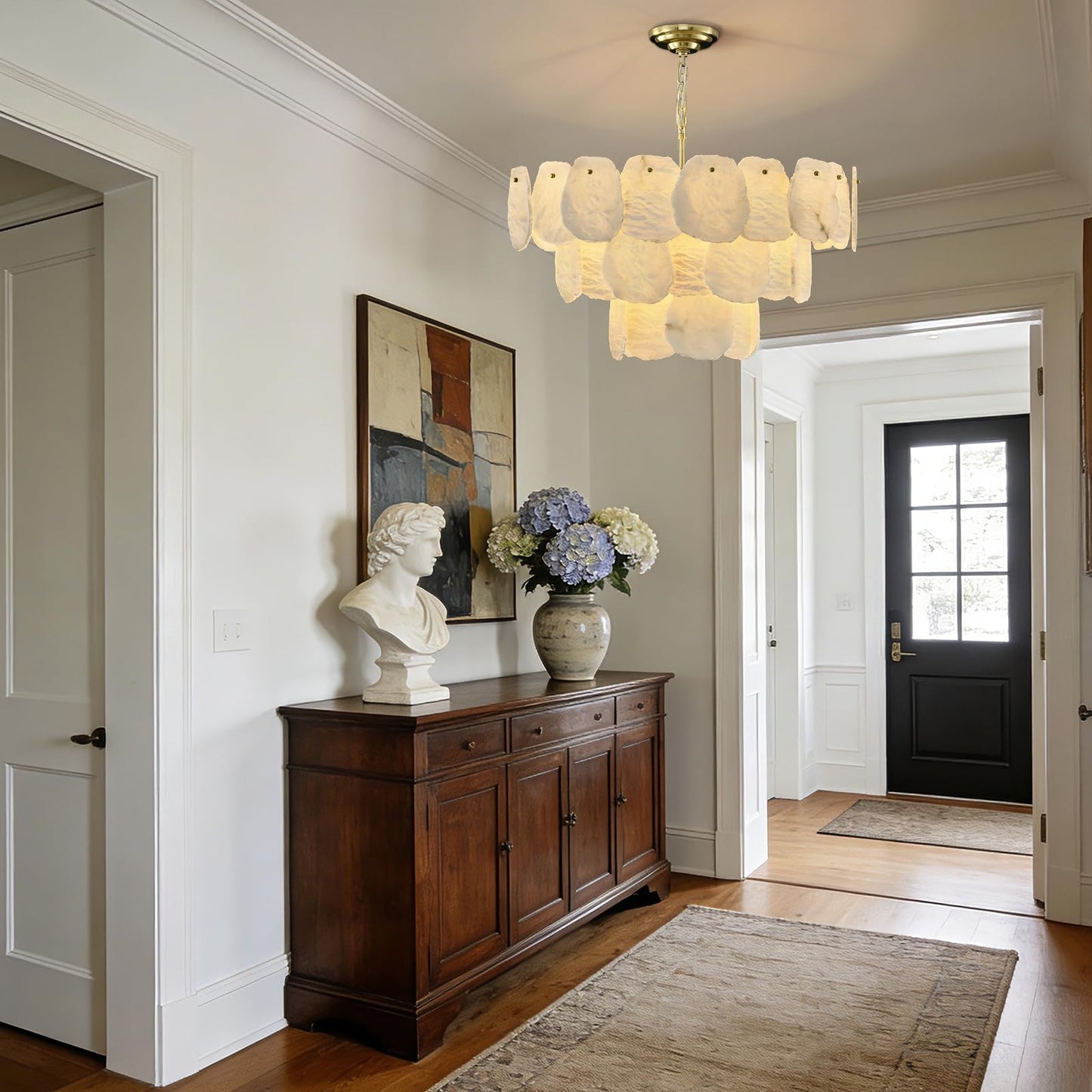 32″ Alabaster Chandelier