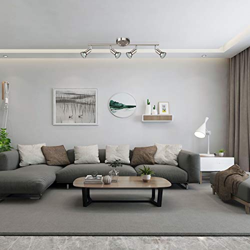 LED 4 Light Track Lighting Kit (Matt Nickel / 4 Light)
