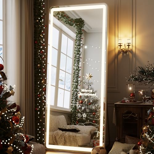 76"x 34" Full Length Mirror with Lights (76"L x 34"W)