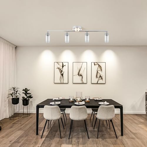 LED Track Lighting Kit 48W Track Light (Silver)