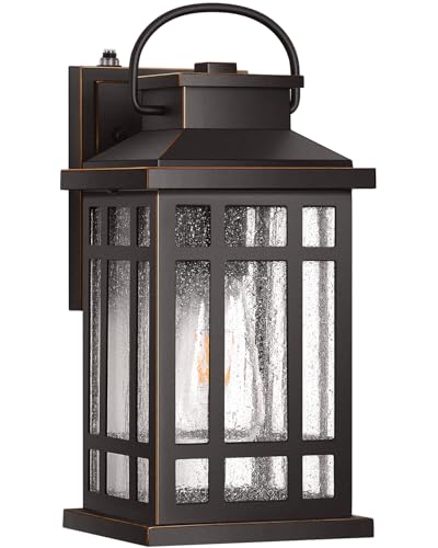 ORB Dusk to Dawn Outdoor Lighting (ORB(Gold Trim) / Dusk to Dawn Sensor-1 Pack)