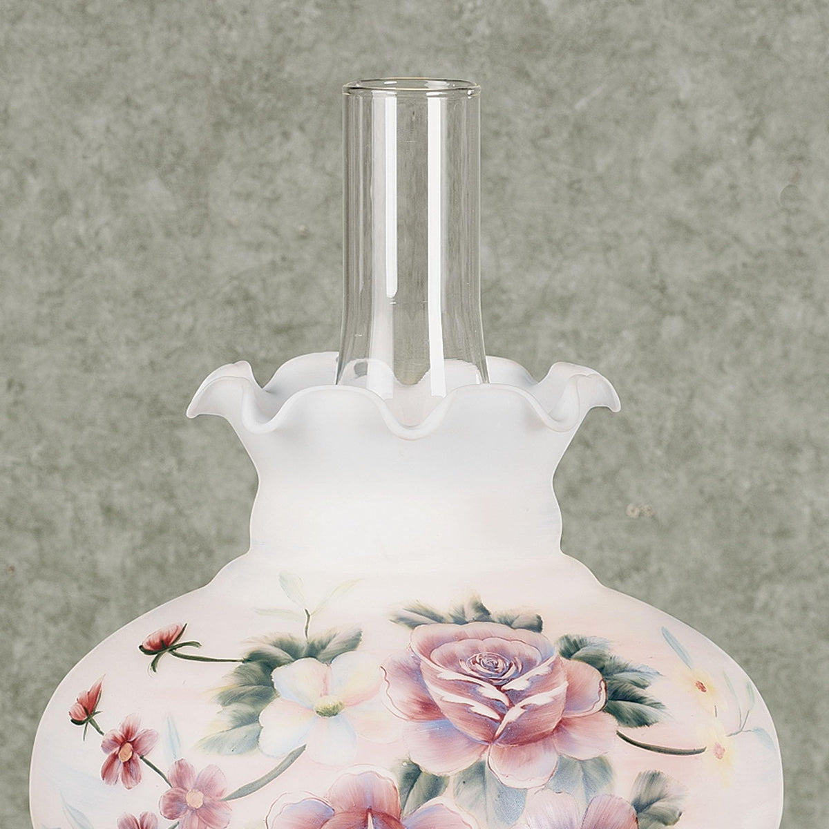 Beatrice Hurricane Rose Table Lamp (Beatrice Victorian Hurricane Lamp)