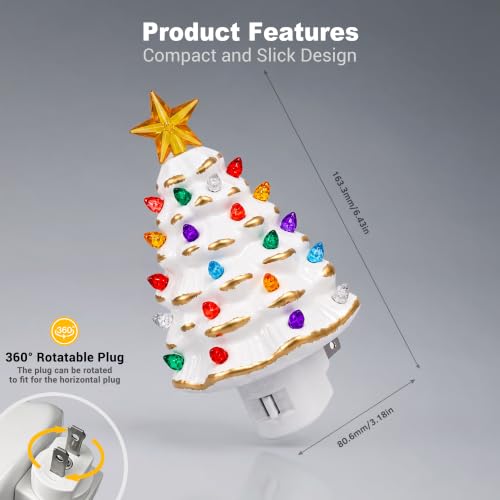 Christmas Tree Night Light (white Christmas Tree / 1 Pack)