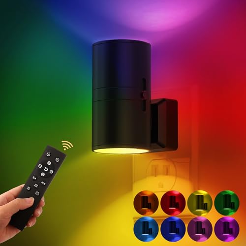 Night Light Remote Control (Multicolor+Remote / 1 Pack)