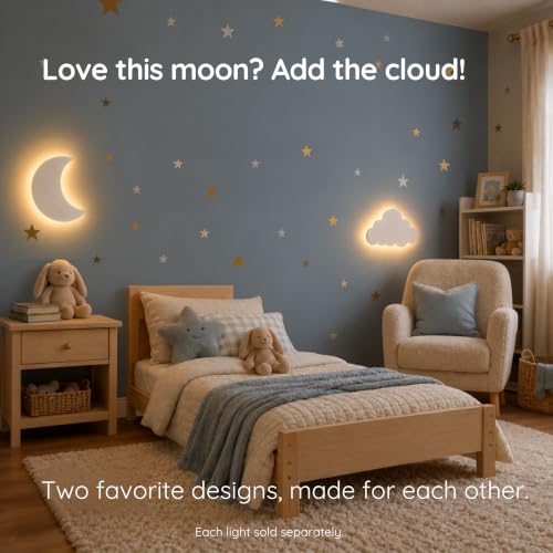 Moon Wall Light for Moon and Stars Decor (Moon)