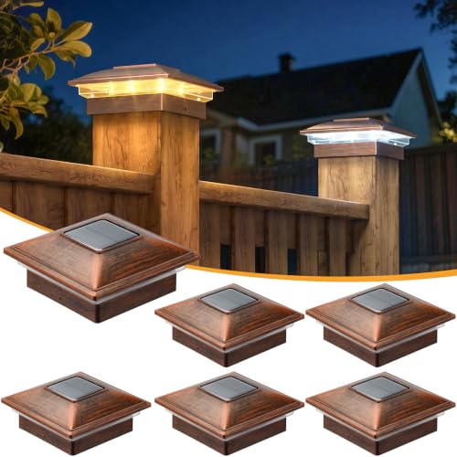 Solar Post Cap Lights (Brushed Copper)