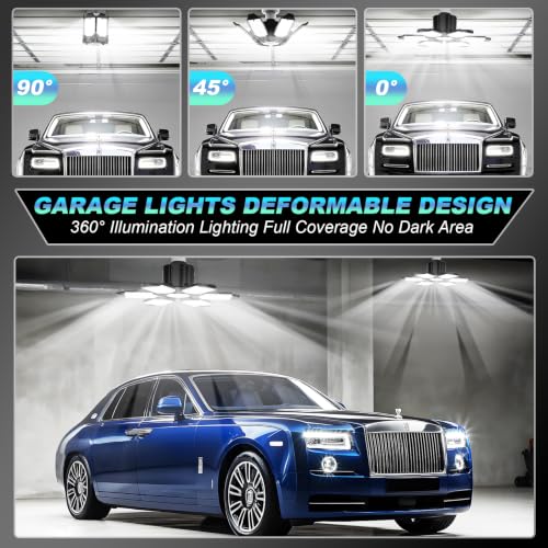 Led Garage Lights Bulb 8 Pack 200W Super Bright Ceiling Led Shop Lights (8 PACK Garage Lights)