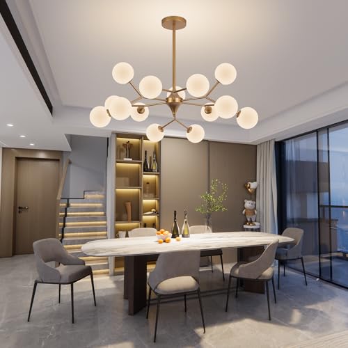 39" Reddish Sand Gold Sputnik Chandelier 15 (Reddish Sand Gold)