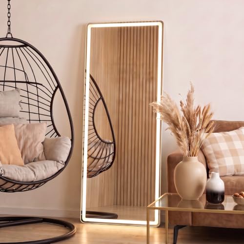 21"x64" Full Length Mirror with Lights (Basic Led-white Rect / 64"L x 21"W)