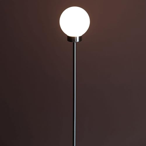 Small Lamps for Nightstand (Brushed Nickel/Frosted White)
