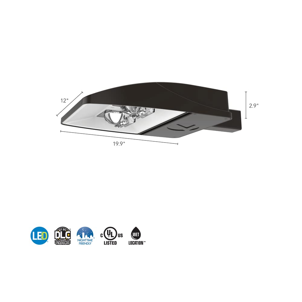 Outdoor ESX1 LED P2 5000K Type 3 Optic MVOLT Universal Pole Mounting Bi (Pole Mount / 21.7 W x 12 L x 8.9 H | Universal Pole Mount / 5000K Daylight (8,000 & 14,000 Lumens))
