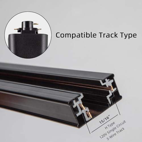 Track Lighting Heads 12W H (White - 6 Pack)