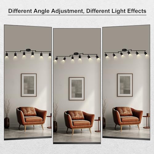 6 Light Track Lighting Fixtures Ceiling (6 light black-Z)