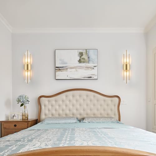 Crystal Wall sconces (Two sets gold)