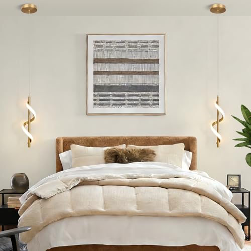 Gold Modern Led Pendant Light (Gold,Dimmable)