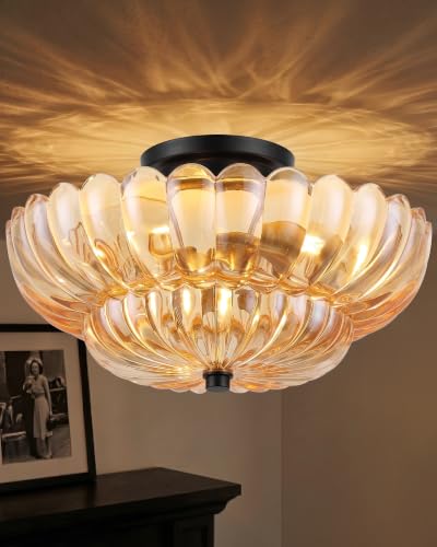 Semi Flush Mount Ceiling Light Fixture Vinatge Ceiling Lights