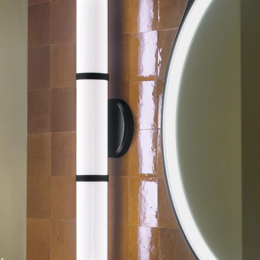 Cosabella 2 Light Bathroom Vanity Light (24 inch / Black)