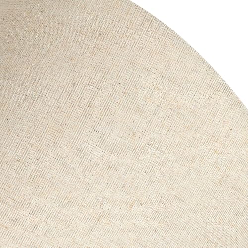 Small Lamp Shade (Beige White with Silvery Silk Thread)