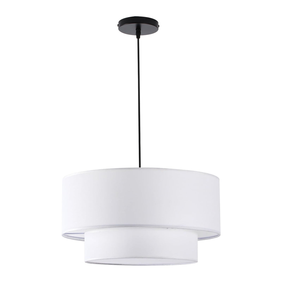 Drum Pendant Light (Hardwired / White)