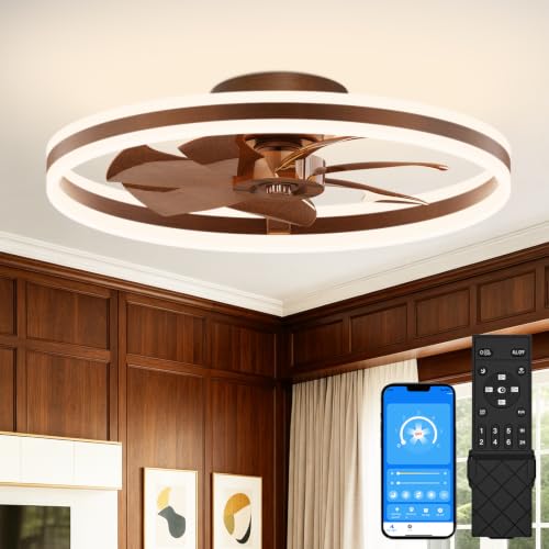 Low Profile Ceiling Fans with Lights and Remote
