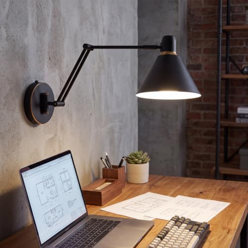 OSYNNIQ Wall Sconce Light with Adjustable Swing Arm for Bedside Reading (STYLE 3)