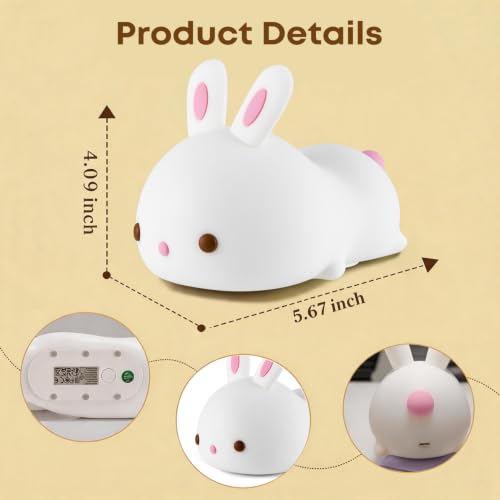 Bunny Night Light for Kids