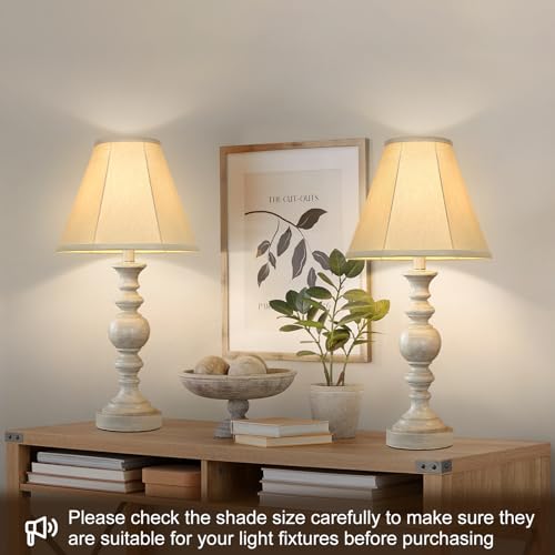 Bell Lamp Shades Set of 2 (Cream)