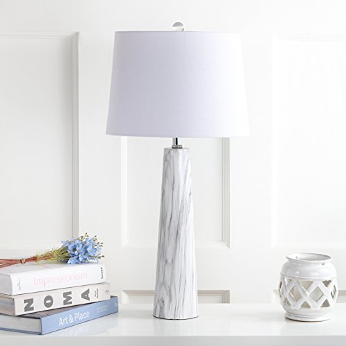 Bradley Table Lamp 29" Faux Marble Resin Modern