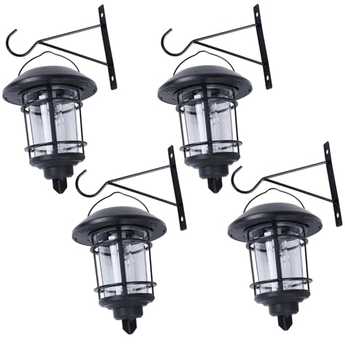 4 Pack Solar Lanterns Outdoor (Warm White)