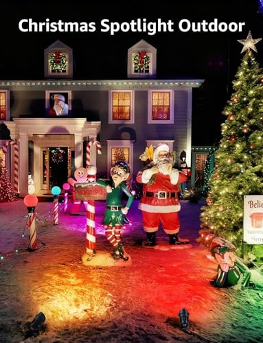 RGBW Halloween Low Voltage Landscape Lights 16 Pack with Connectors (16 Pack)