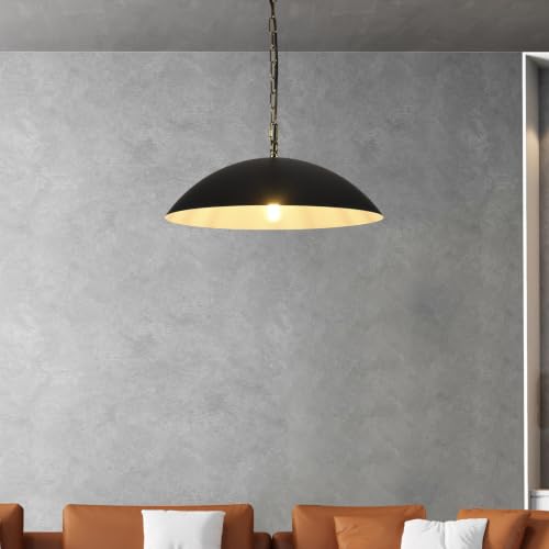 20" Modern Large Pendant Light (Black / 20"-3 Pack)