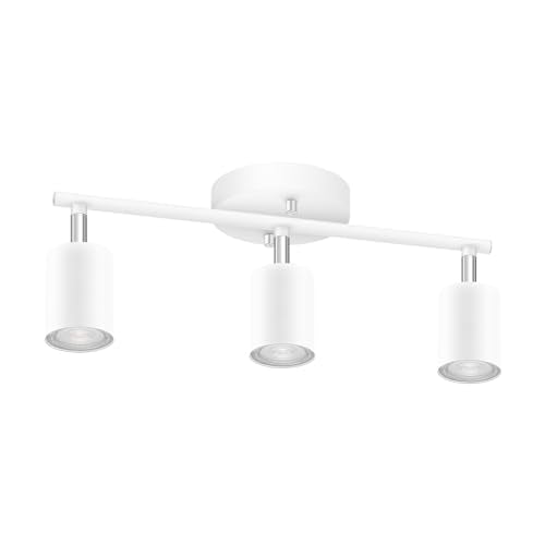 White Track Lighting (White / 13.35" 3 Light Track Light)
