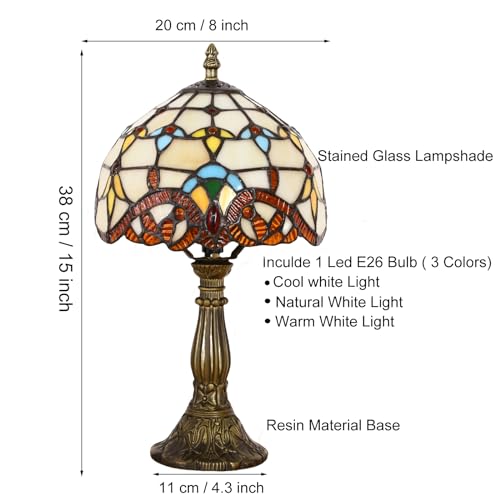 Tiffany Style Table Lamp (Yellow)