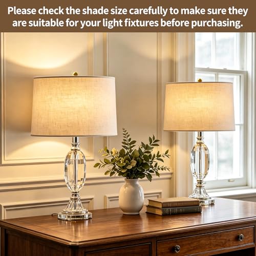 Lamp Shade 2 Pack (Linen Beige)