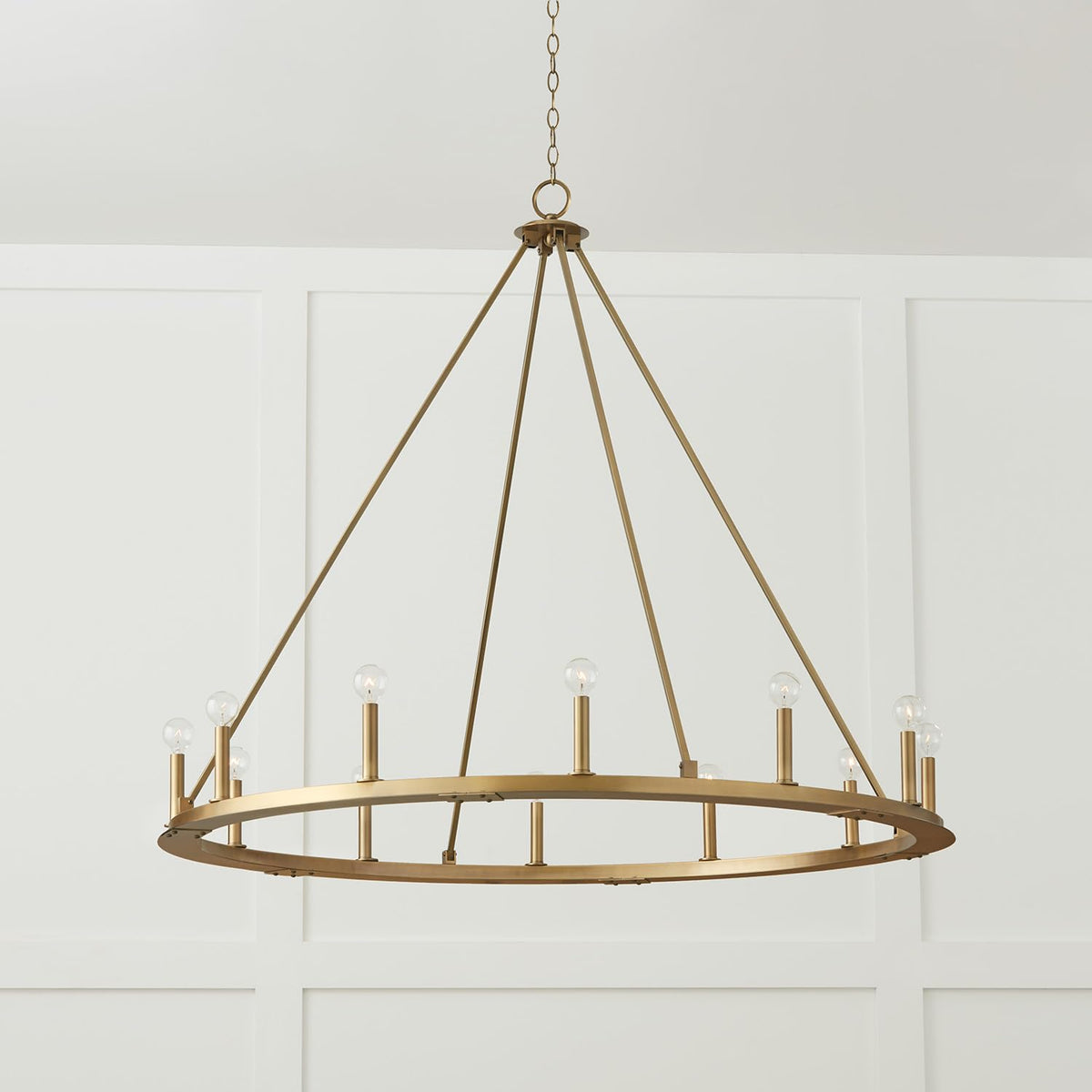 Capital Lighting 4912AD (12-Light / Aged Brass)
