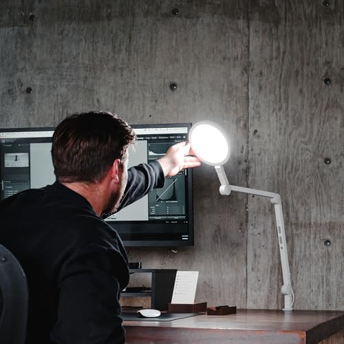 Edge 2.0 LED Desk Lamp (White - Pack of 2)