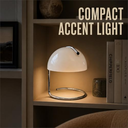 Modern Table Lamp (White, 8.7 Inch)