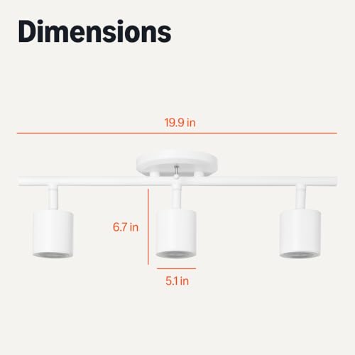 3 Light Track Lighting Kit (White)
