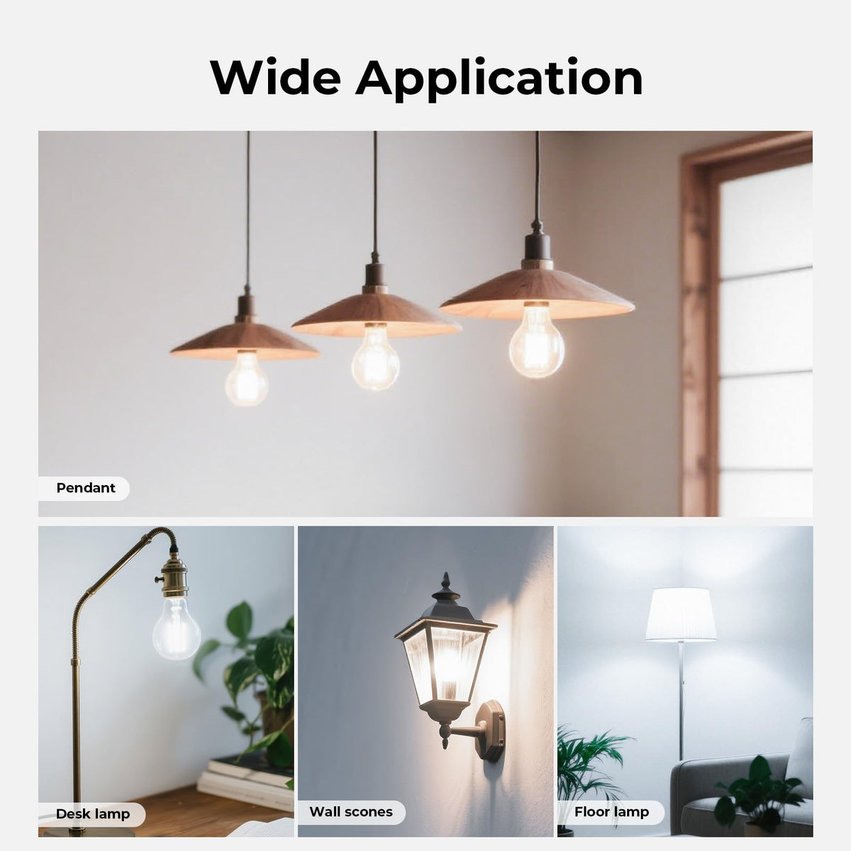 Dimmable E26 LED Bulb 6W (5000k Daylight / 6 Pack)