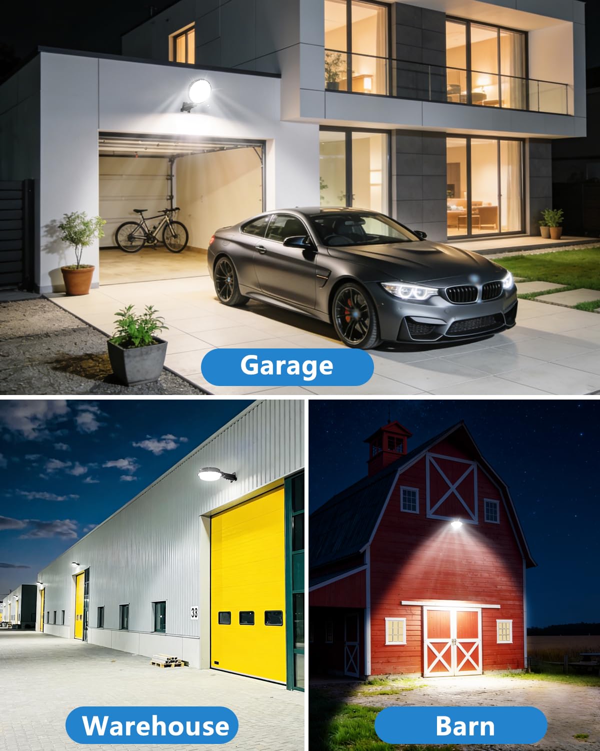 150W LED Barn Light Outdoor Dusk to Dawn Lights