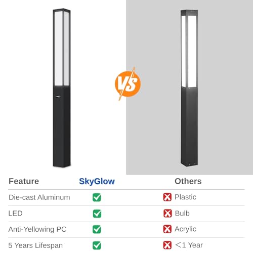 71" Lamp Post Light (71 Inches)