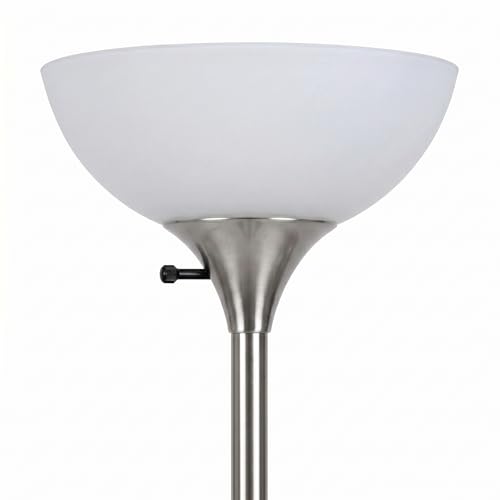 Sky Dome Dimmable LED Floor Lamp (Platinum Silver)