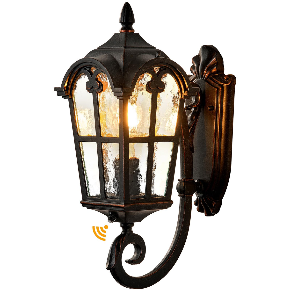 Outdoor Wall Light (Vintage ORB(Gold Trim) / Up 1-Pack)