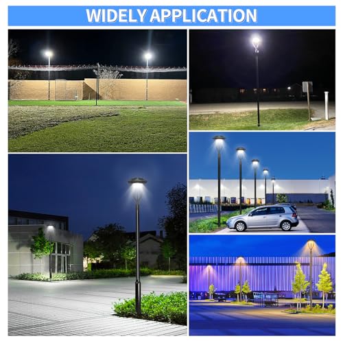 LED Parking Lot Fixture Mounting Brackets Adaptor 180°Adjustable Arm Mount