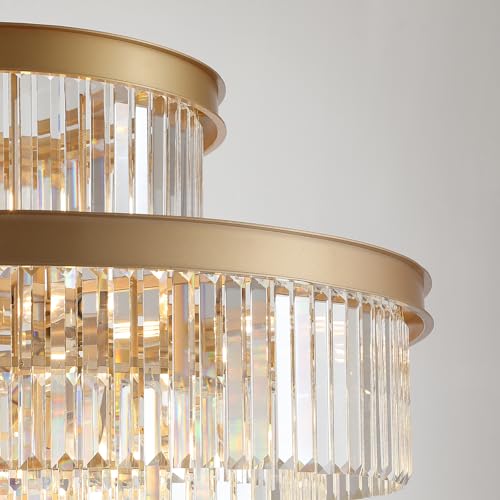 Modern Crystal Chandeliers Luxury Round Chandelier for Dining Room