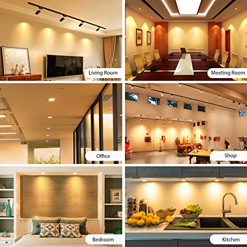 4 Pack MR16 LED Bulbs 5W GU5.3 12V Spotlights (Warm White)