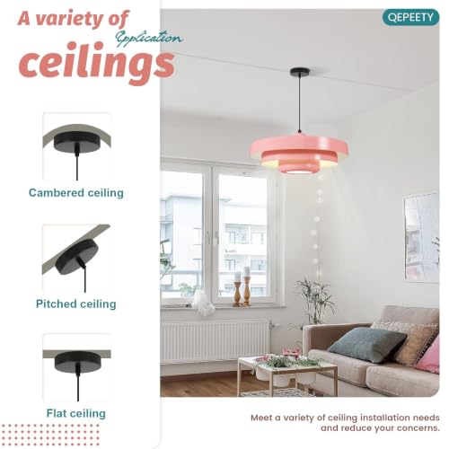 Pink Pendant Light (Pink / 19.7 Inch)