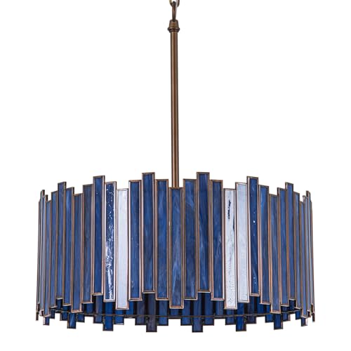 Lighting Gold Drum Chandelier 4