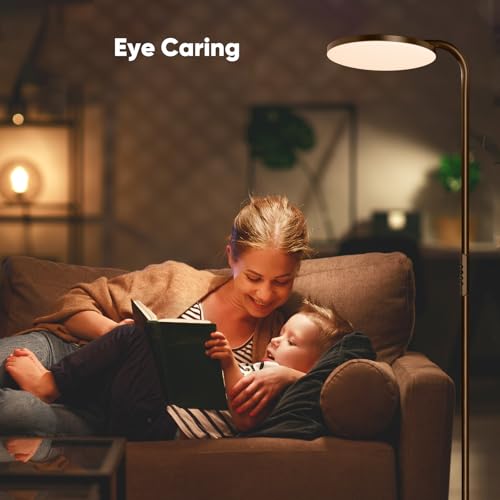 36W LED Floor Lamp (Brown)