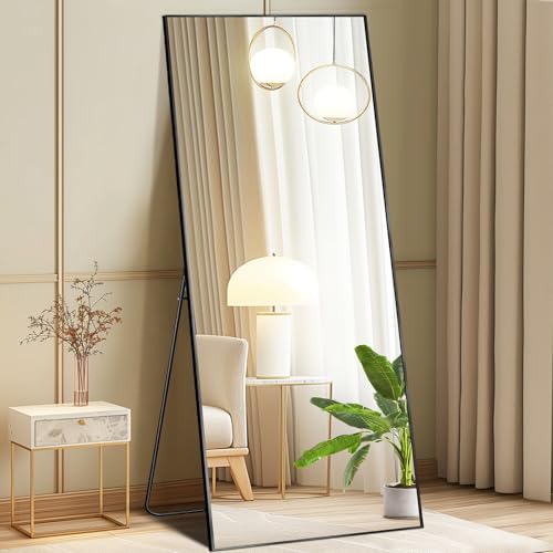 21"x64" Mirror Full Length (Black-rect / 64"L x 21"W)